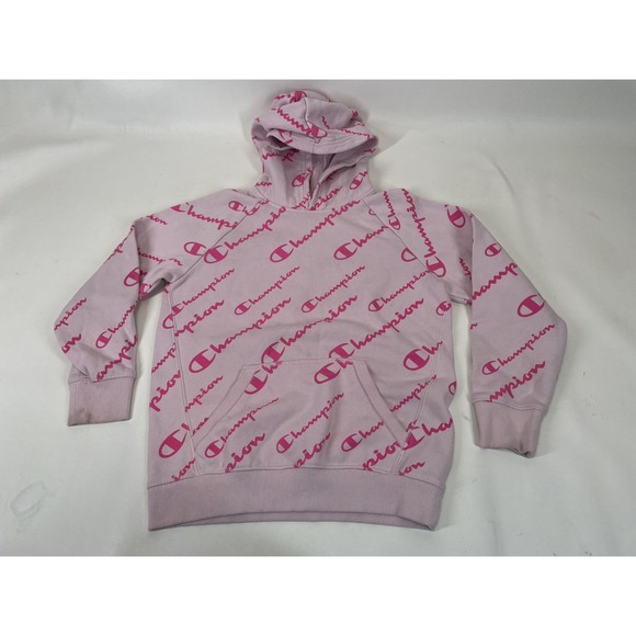 Champion Other - Champion Authentic Athleticwear Logo Sweatshirt Hoodie Girls Size L Pink